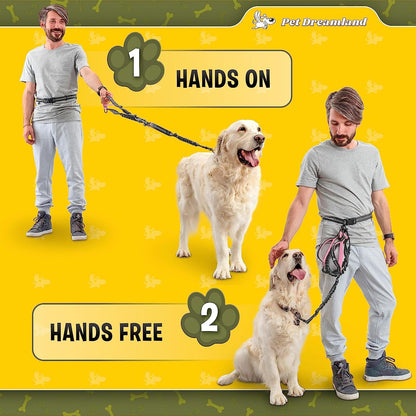 Hands Free Dog Leash For Large Dogs Running Walking 🏃