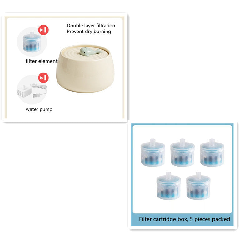 Cat Ceramic Automatic Circulation Filtration Water Dispenser