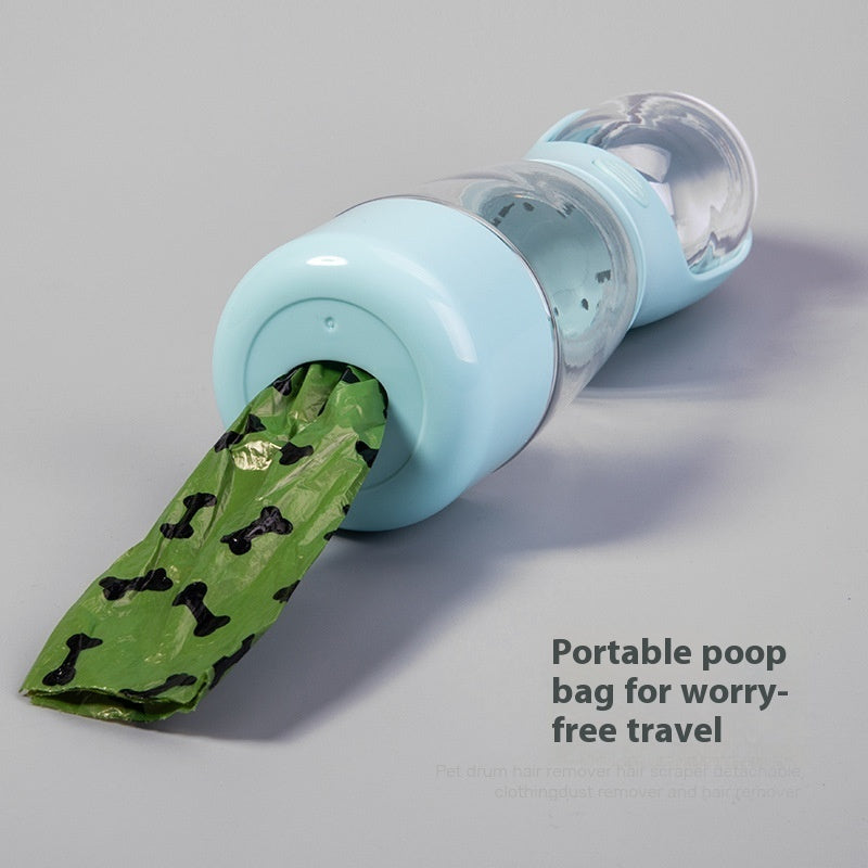 Water And Food Integrated Dog Walking Portable Cat Drinking