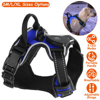 Light Up Dog Harness Rechargeable LED Dog Harness No Pull
