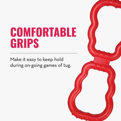 KONG - Tug - Durable Stretchy Rubber, Tug of War Dog Toy -
