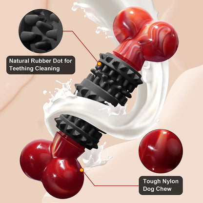 Dog Chew Toy Bone Aggressive Chewers Indestructible 🦴