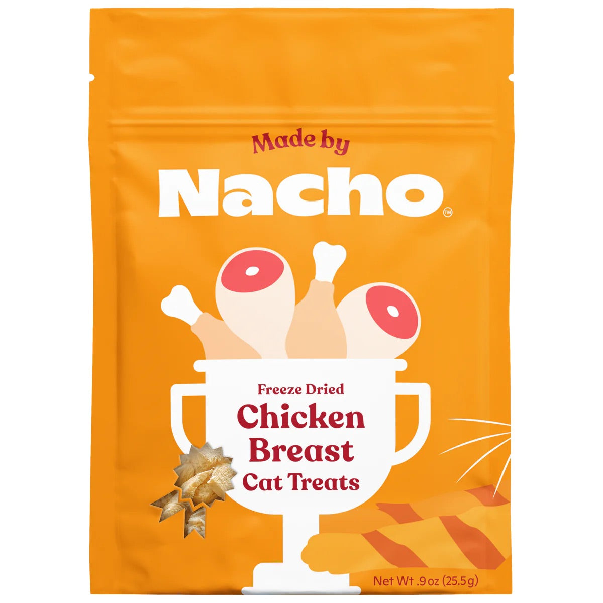 Made By Nacho Freeze Dried Chicken Treat (1oz) - Made by Nacho Cat Treats - The Family Pet