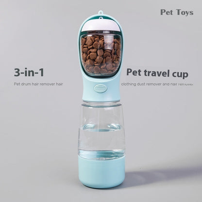 Water And Food Integrated Dog Walking Portable Cat Drinking