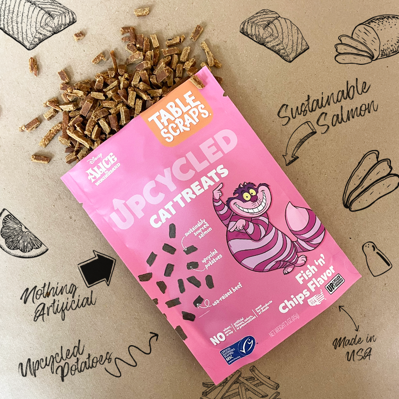 Cheshire Cat Fish 'n' Chips Flavor Cat Treats - Cat Treats - Table Scraps Treats