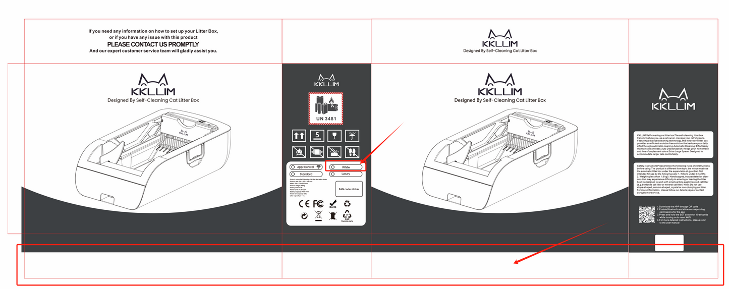 Cat Litter Box Self Cleaning Automatic Wide Opening Smart 🐱