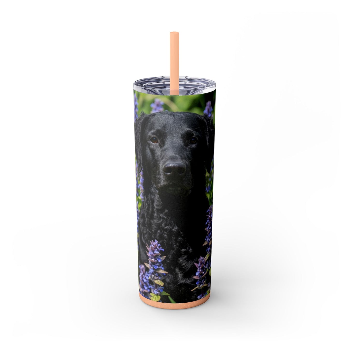 Curly Coated Retriever Tumbler with Straw, 20oz