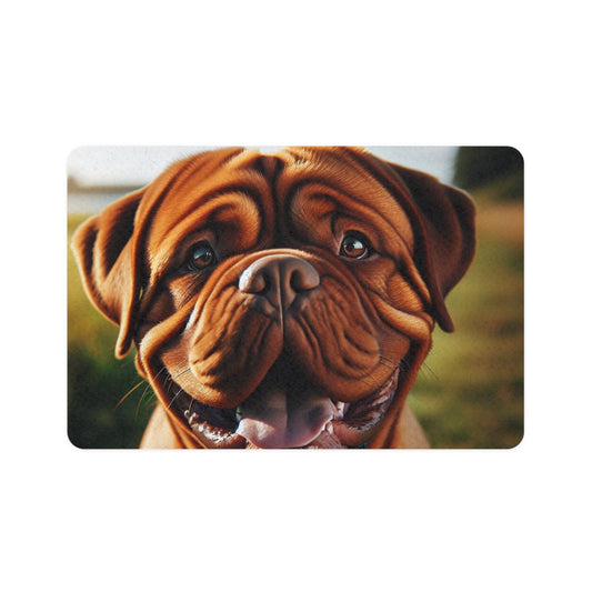 Pet Food Mat (12x18) - Dogue de Bordeaux