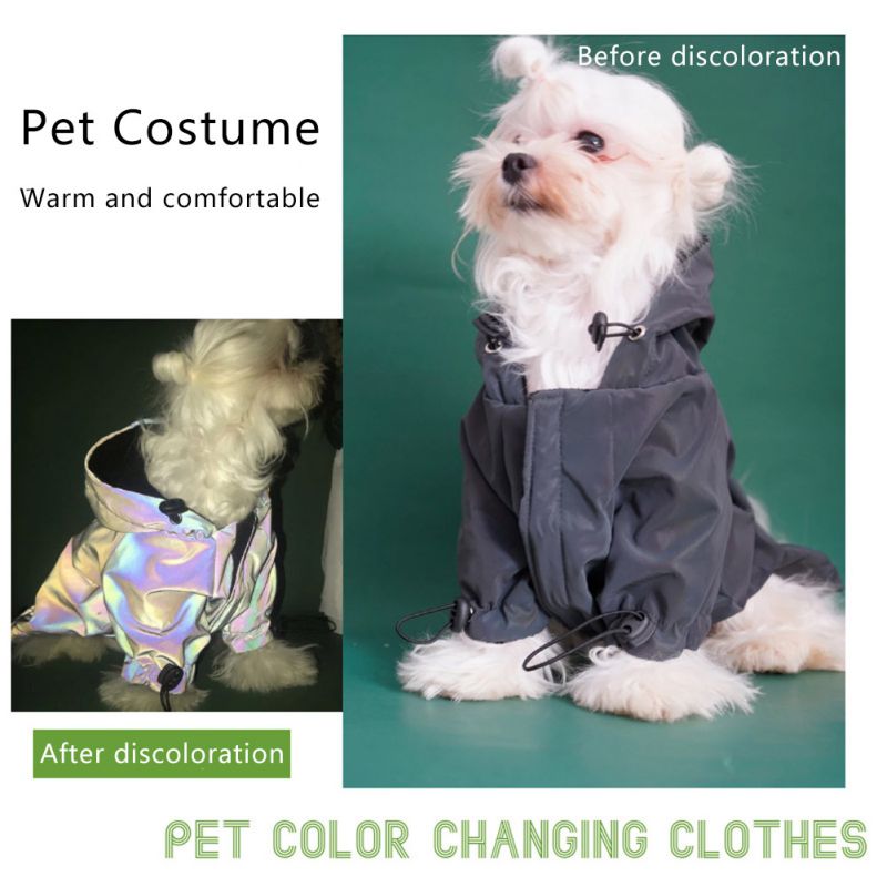 Fashion Pet Clothes Flashing Dogs Hoodie Jacket Reflective Clothing for Small Medium Large Dogs Jacket Clothing Pet Costume - Purrfect Pet Kingdom