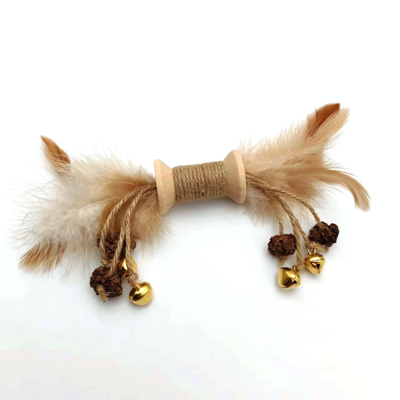 Cat Toys Colored Feathers Galls Fruit Bells Combination