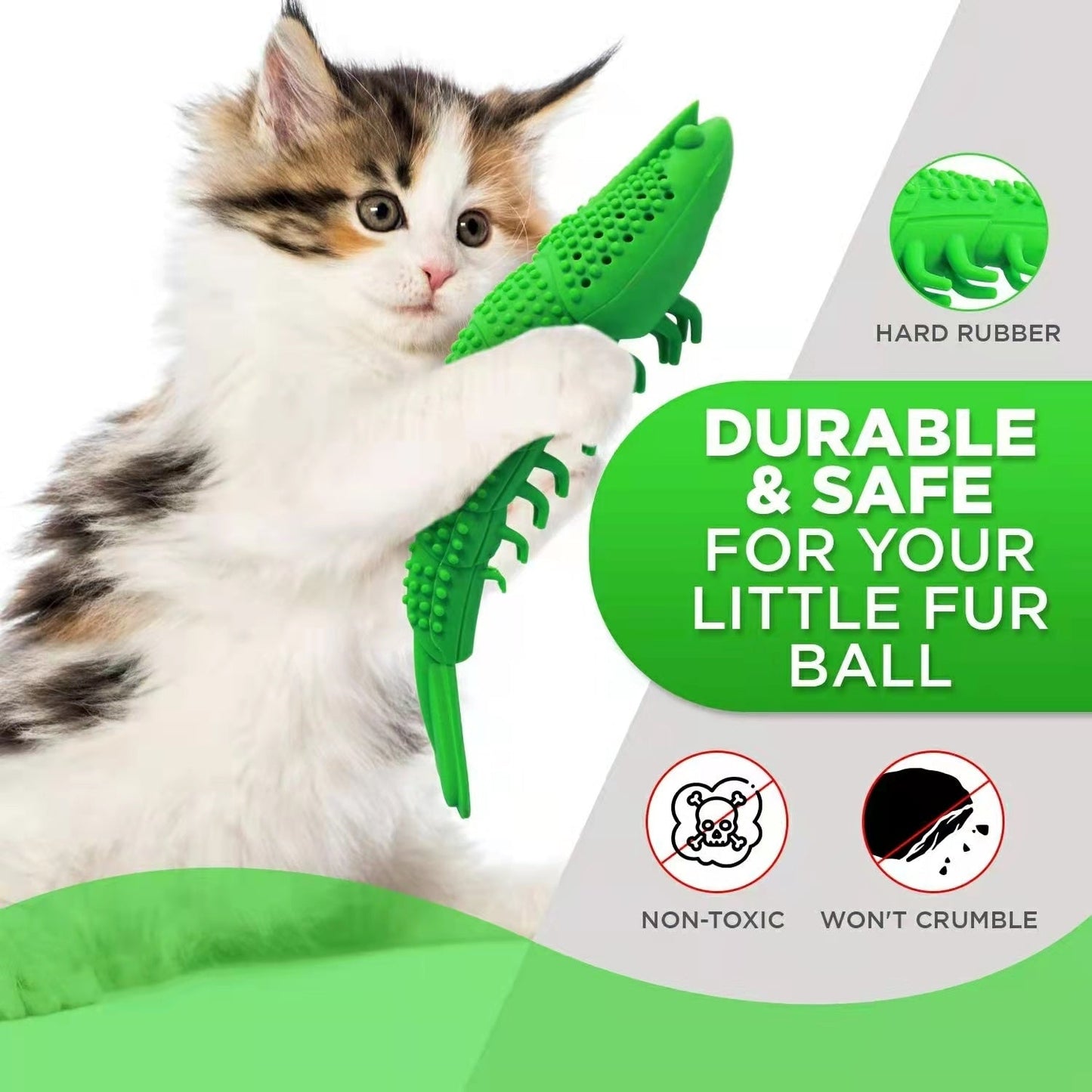 New Catnip Toys For Cats 360 Degree Teeth Cleaning