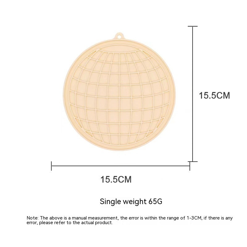 Fish-shaped Round Pet Silicone Snack Pad