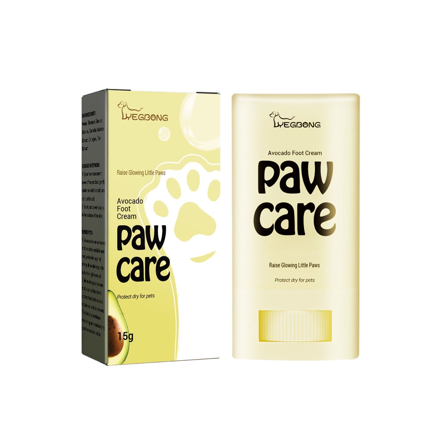 Pet Avocado Moisturizing Foot Cream, Pet Cat And Dog Foot Cleaning And Moisturizing Anti-Crack Care