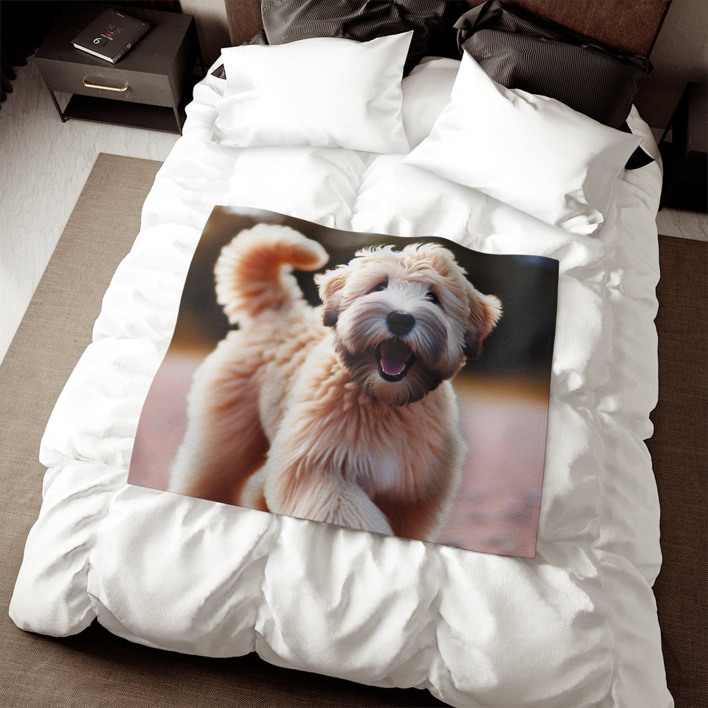 Soft Coated Wheaten Terrier Sweatshirt Blanket