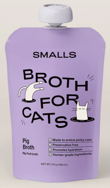 Smalls Savory Pig Broth Cat Food Topper 5oz by Purrfect Pet