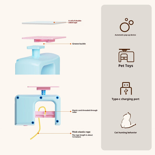 Electric Pet Cat Toy Hanging Door Yo-yo Self-Hi Relieving