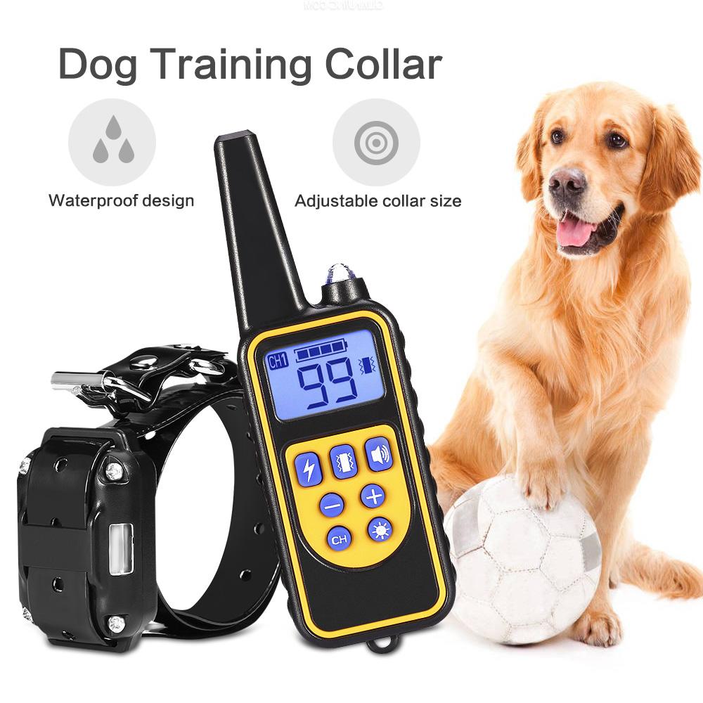 Dog Collars 800m Electric Dog Training Collar Anti barking D