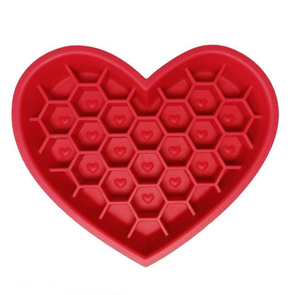 Honeycomb Heart-shaped Edible Silicon Easy To Clean And