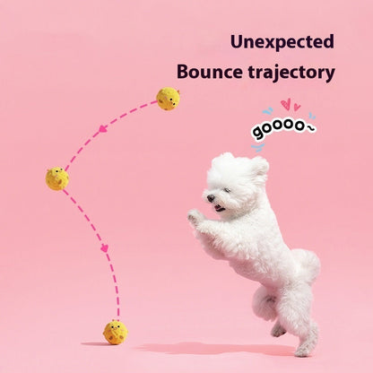 Dog Cartoon Acanthosphere Sounding Toy Pet Molar Teeth