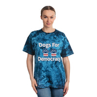 Dogs for Democracy Crystal Tie-Dye Tee Small - 2XL (2 colors)