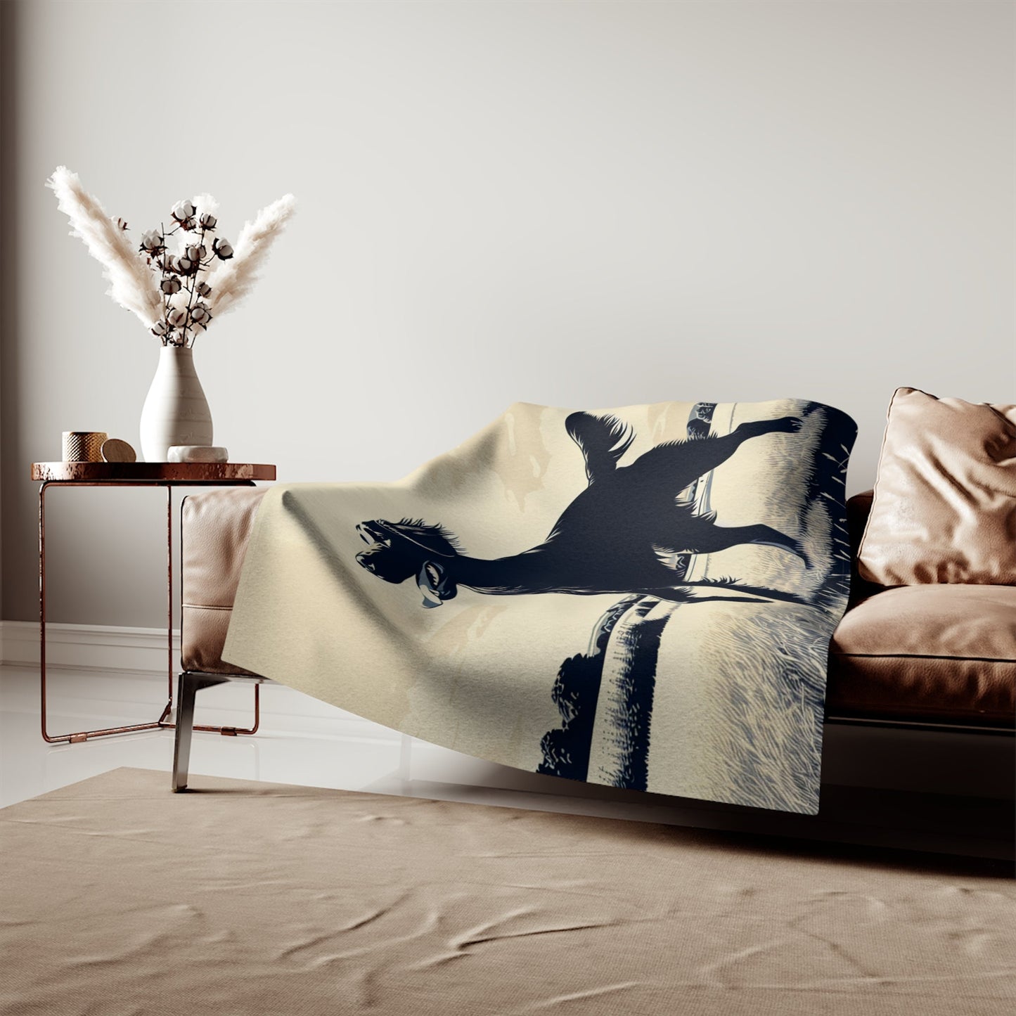 Flat Coated Retriever Sweatshirt Blanket