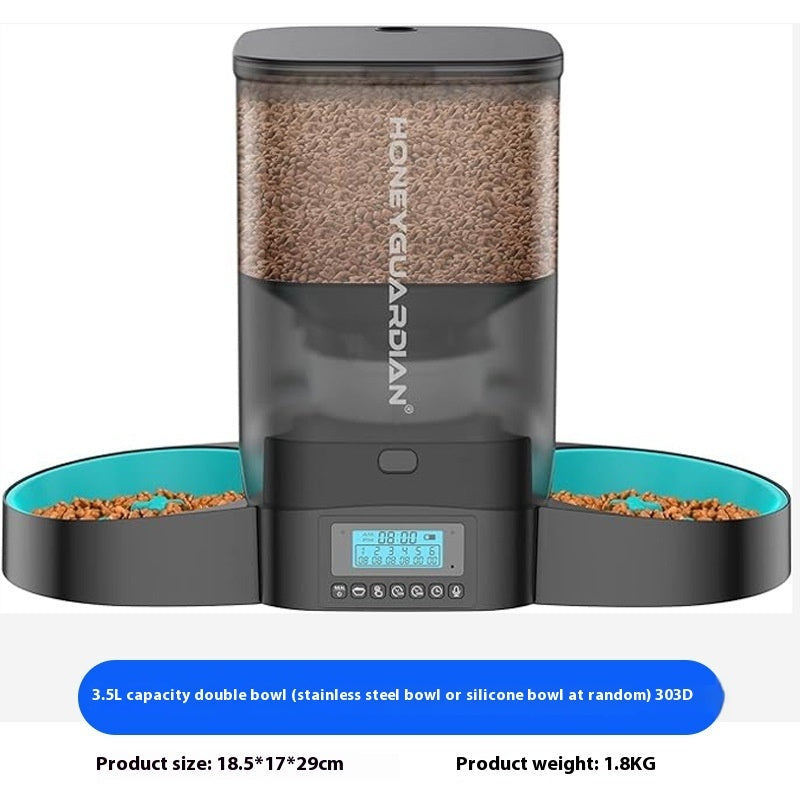 Smart Auto Cat Feeder Timed Portion Control 3.5-5L