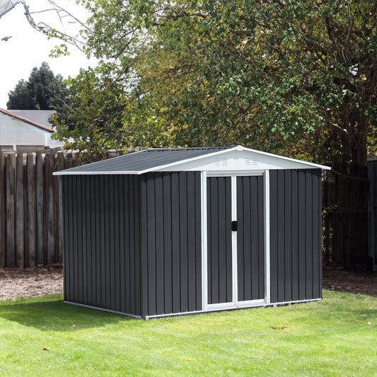 GO 47.2" Large Wooden Dog House Outdoor, Outdoor & Indoor Dog Crate, Cabin Style, With Porch, 2 Doors