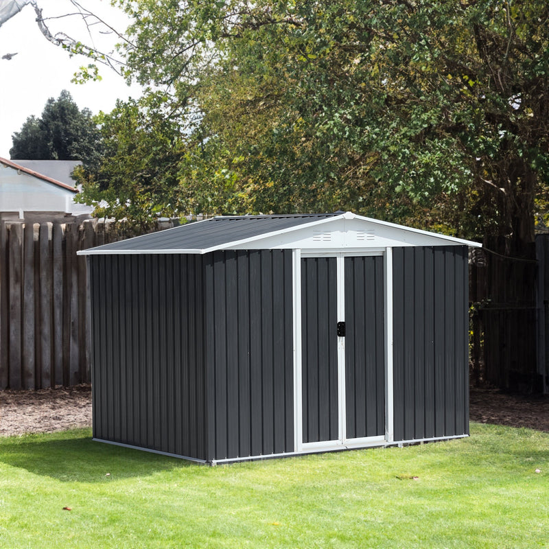 Go 472 Large Wooden Dog House Outdoor Outdoor & Indoor Dog Crate Cabin Style With Porch 2 Doors - Purrfect Pet Kingdom