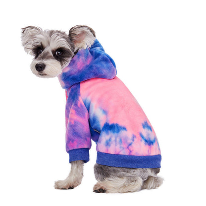 Tie-dye Hoodie For Small Medium And Large Dogs Poodle Bichon