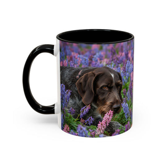 Wirehaired Slovakian Pointer Accent Coffee Mug - Perfect Gift for Dog Lovers