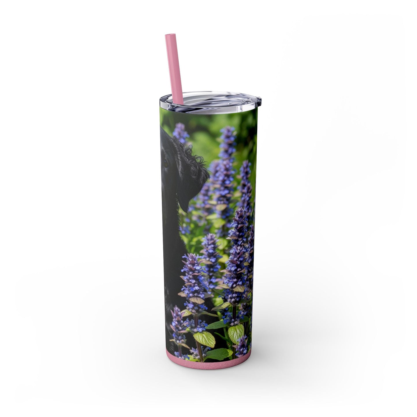 Curly Coated Retriever Tumbler with Straw, 20oz