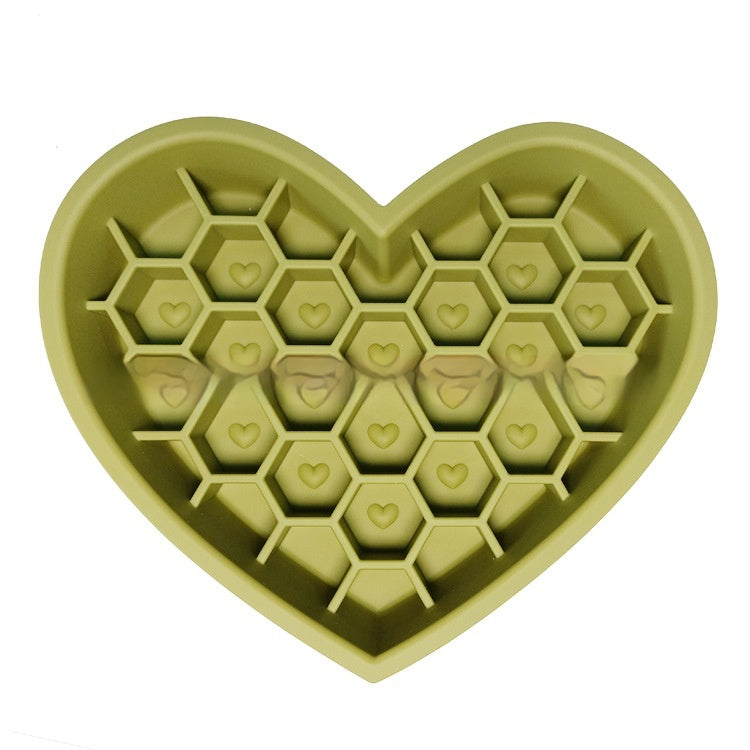 Honeycomb Heart-shaped Edible Silicon Easy To Clean And