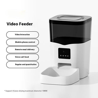 Smart WiFi Automatic Cat Feeder with HD Camera Pet Dispenser