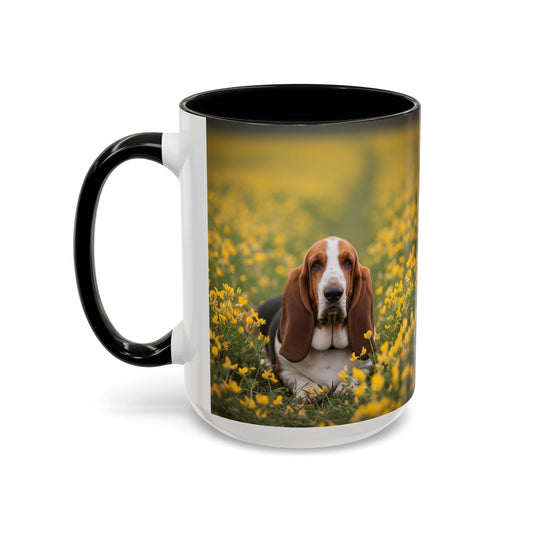 Basset Hound Accent Coffee Mug - Perfect Gift for Dog Lovers