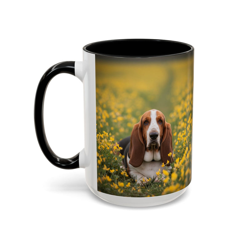 Basset Hound Accent Coffee Mug - Perfect Gift for Dog Lovers