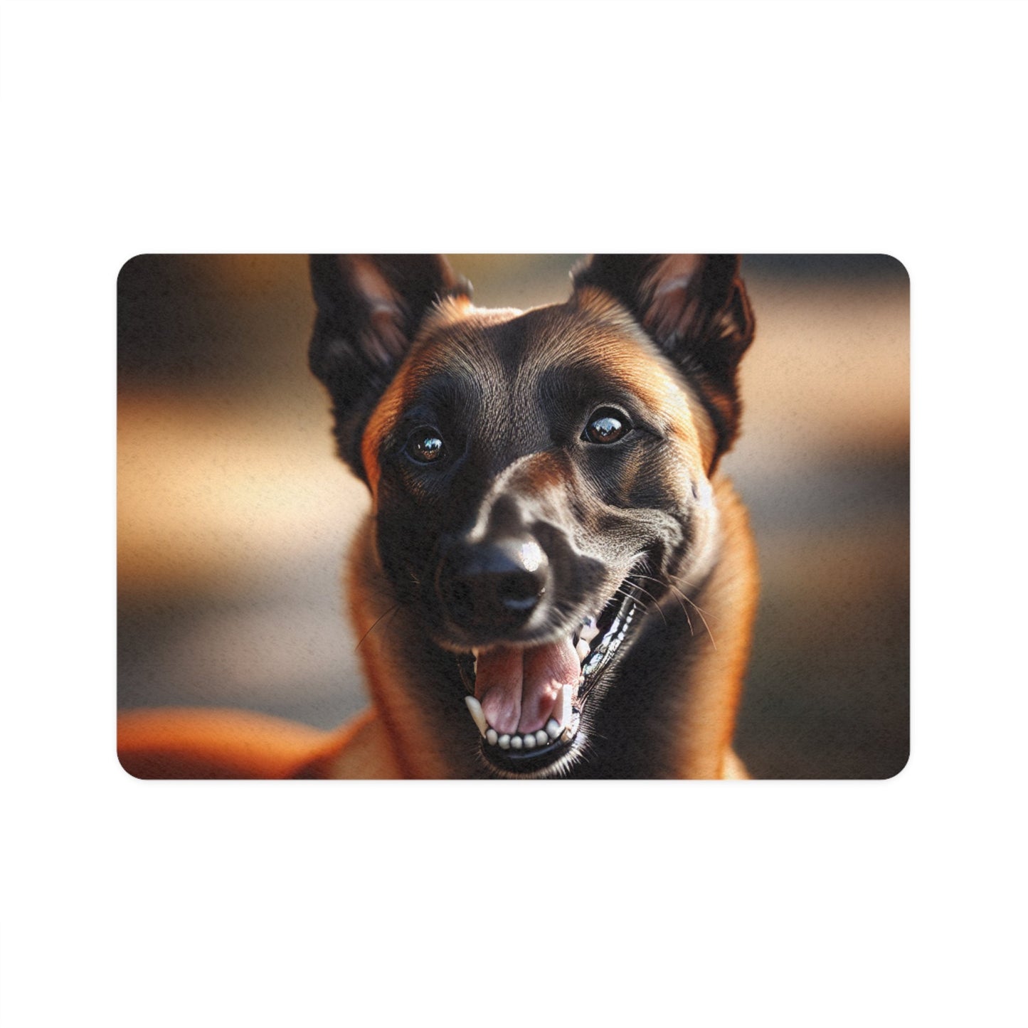 Pet Food Mat (12x18) - Belgian Shepherd Dog Malinois