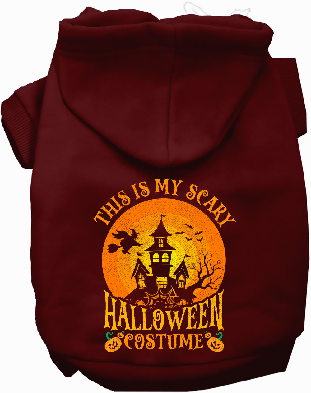 Dog Hoodie Scary Halloween Costume for Festive Style Wear