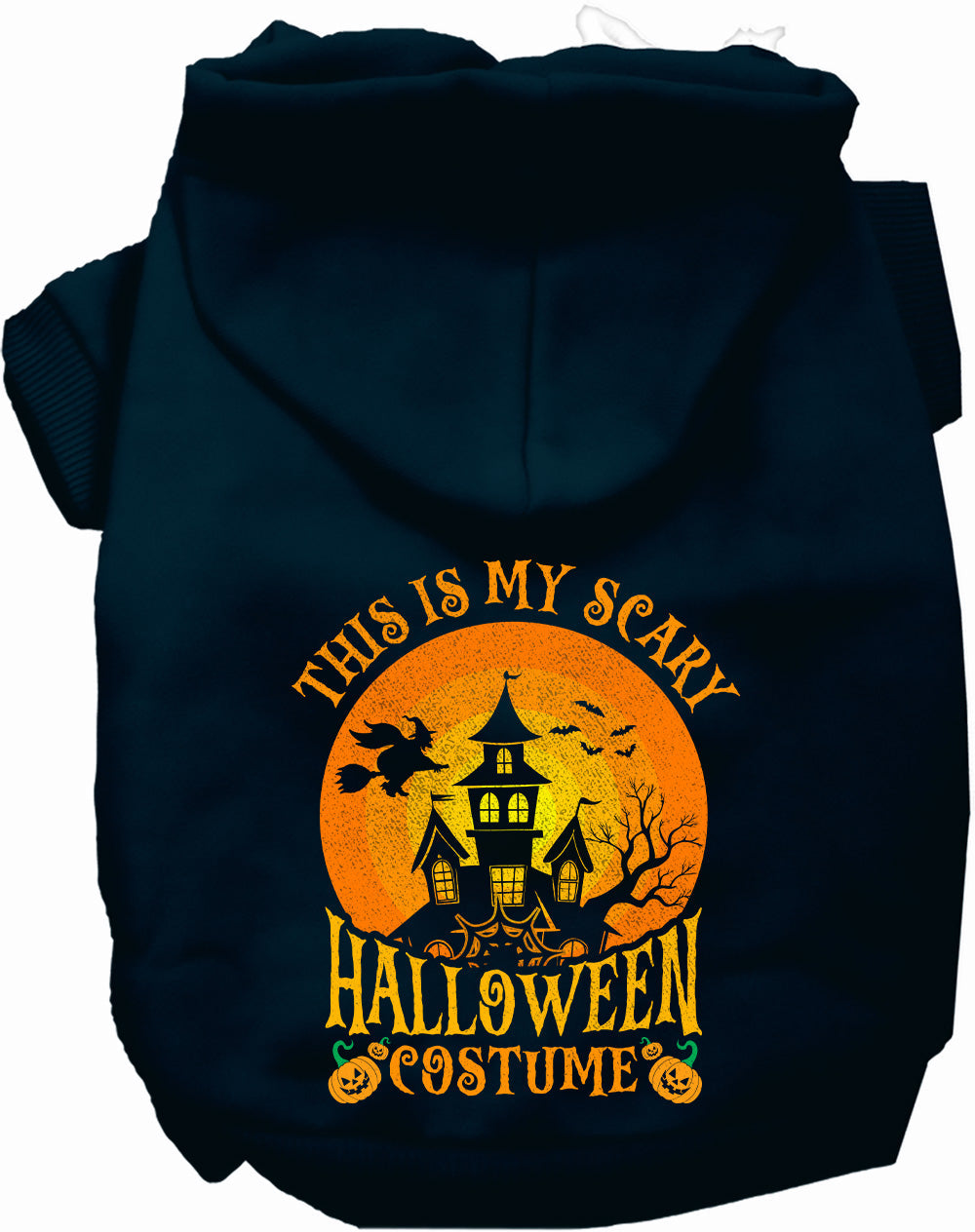 Dog Hoodie Scary Halloween Costume for Festive Style Wear