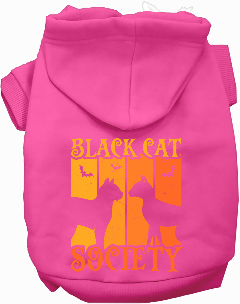 Dog Hoodie Black Cat Society Halloween for Festive Style for