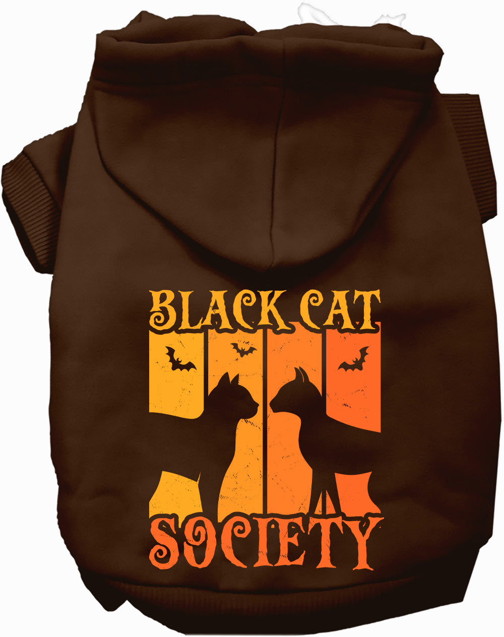Dog Hoodie Black Cat Society Halloween for Festive Style for