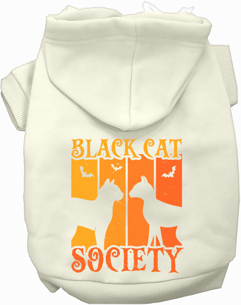 Dog Hoodie Black Cat Society Halloween for Festive Style for