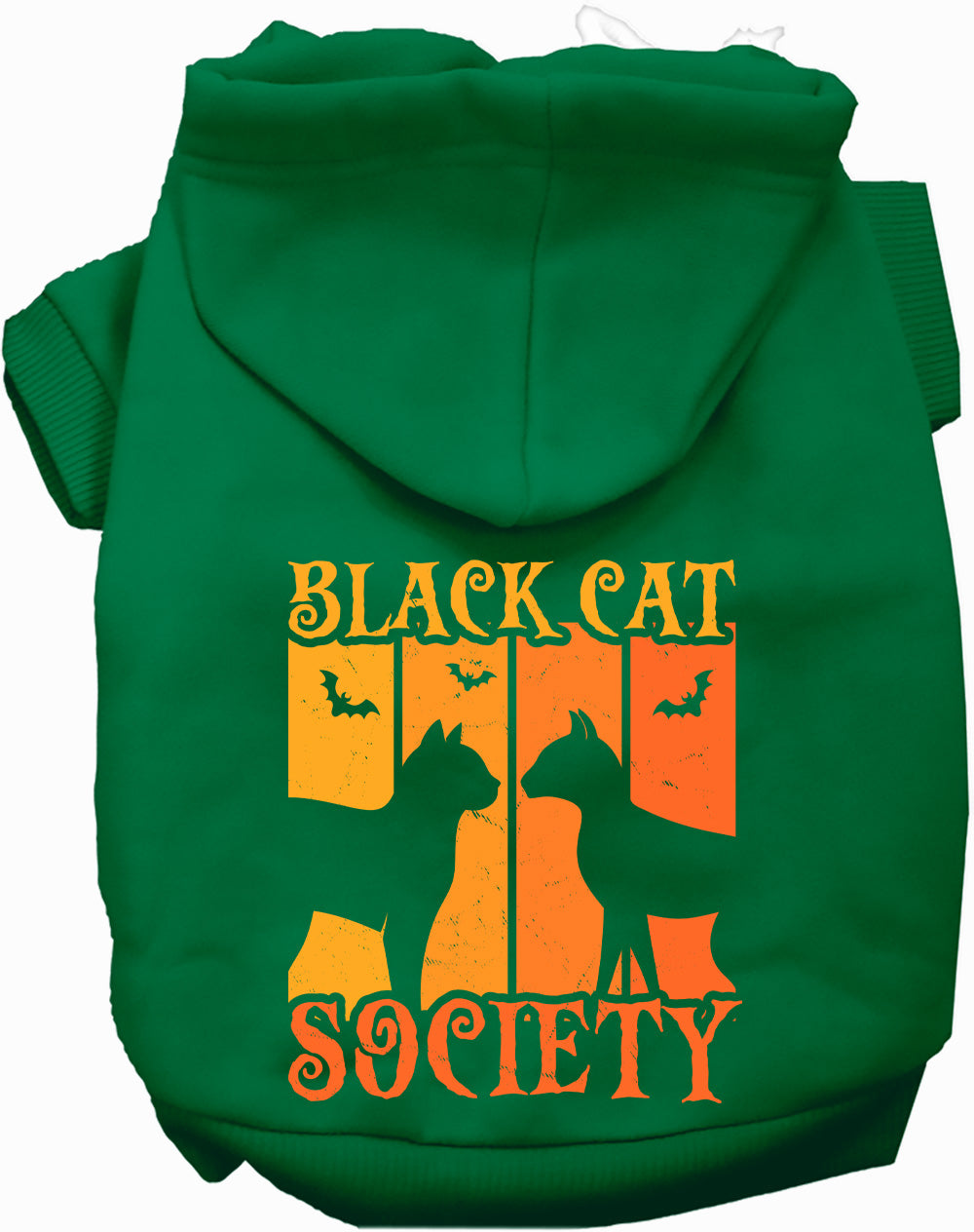 Dog Hoodie Black Cat Society Halloween for Festive Style for
