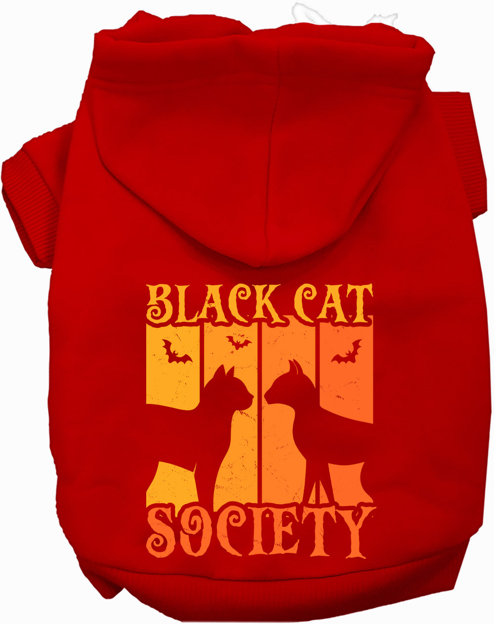 Dog Hoodie Black Cat Society Halloween for Festive Style for