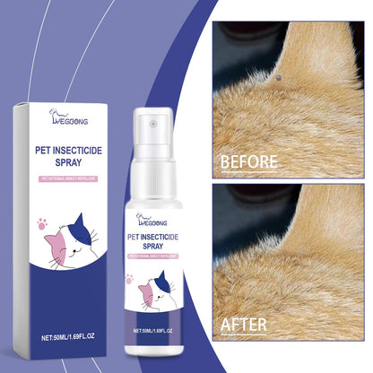 Fresh Scent Pet Grooming Spray for Dogs and Cats Odor Contr