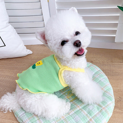 Mile Pet Dog Slim Summer Sheer Schnauzer Pome Teddy Small Dog Bears Cat Clothes