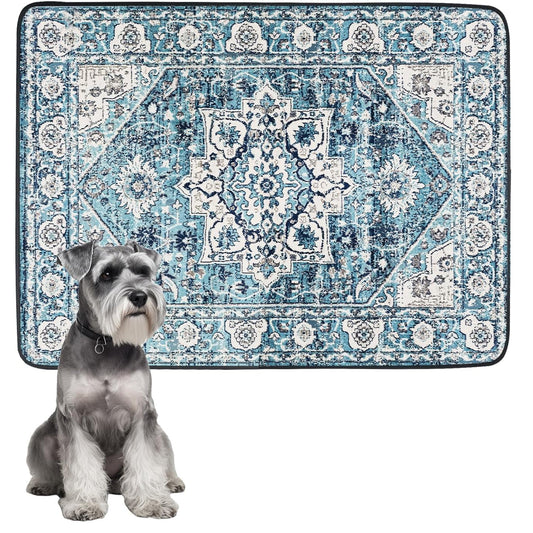 Scandinavian Minimalist Carpet Pet Mat, Stain-Resistant and Easy to Clean Sofa Coffee Table Mat, Urine-Proof Cat and Dog Pad