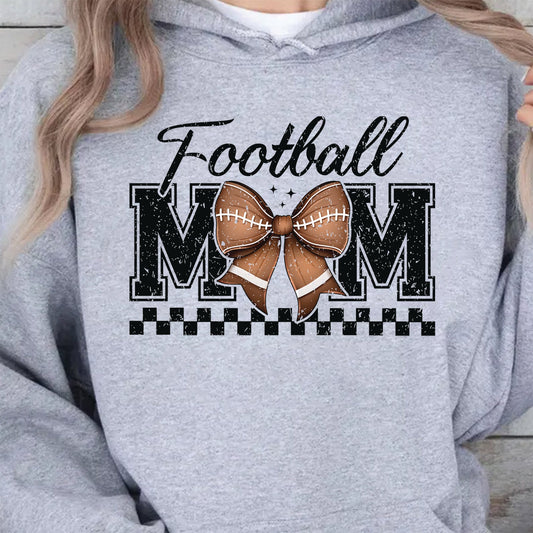 Football Mom Sweatshirt – Game Day Vibes, Sporty Mama Shirt, Cheer Mom Gift, Mother's Day Football Lover Apparel 682151