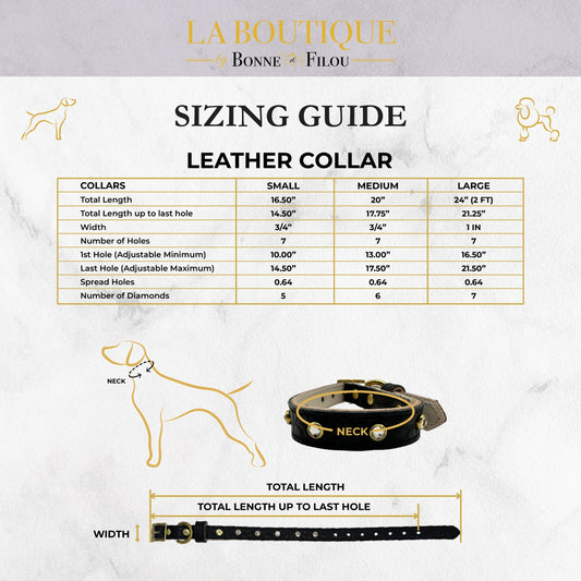 Plain Leather Dog Collar | Purrfect Pet Kingdom