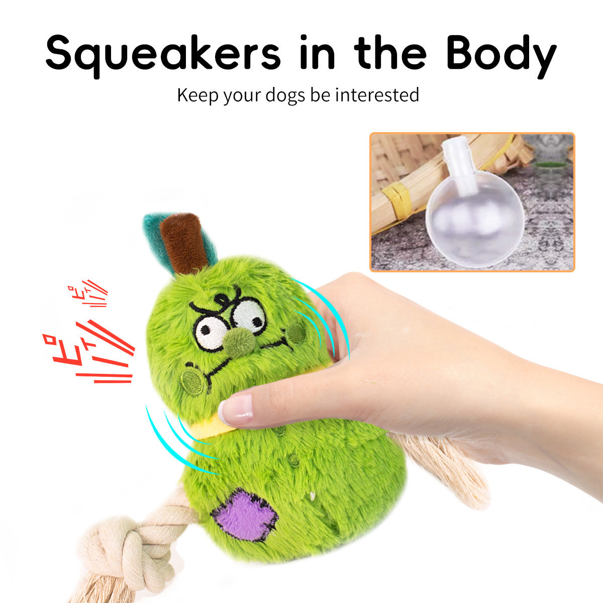 Plush Rope Knot Interactive Dog Toy for Engaging Tug of War