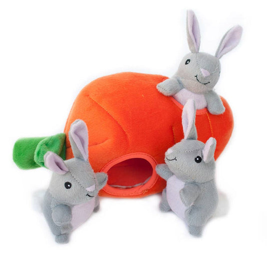 Bunny 'n Carrot Burrow Interactive Dog Toy